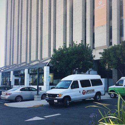 Gurney transport for an outpatient procedure in Los Angeles