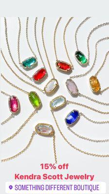 We have a huge selection of Kendra Scott Jewelry!