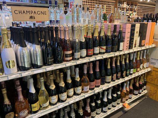 Champagne aisle