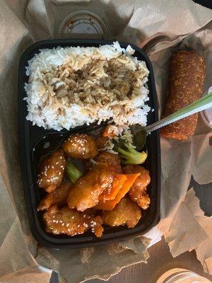 C5. Sesame Chicken Combo