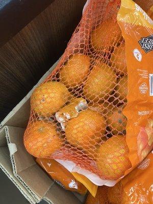 Rotten mandarins.. one bag - and all are like this.