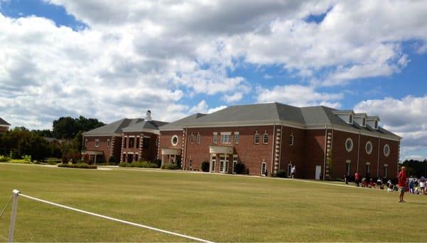 One of several buildings on the campus.