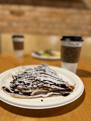 Nutella Banana Crepe