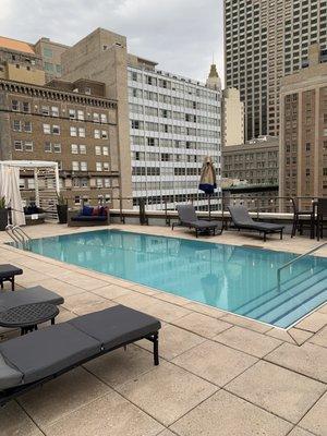 Lovely rooftop pool