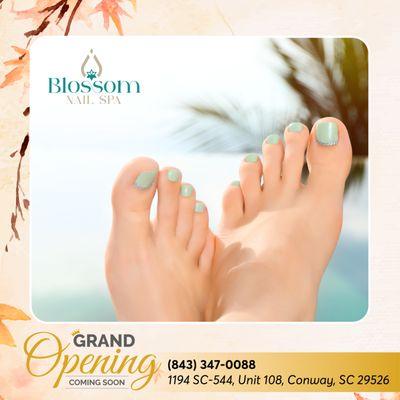 November is here, and we're counting down to our grand opening! 
Discover the ultimate relaxation with our premium spa pedicure services.