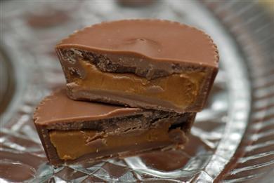 Milk chocolate peanut butter cups