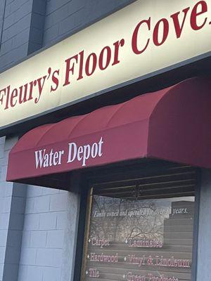 Two-for-one, flooring, and water in one place, and its family owned!