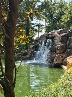 Pretty waterfall on taxi tour