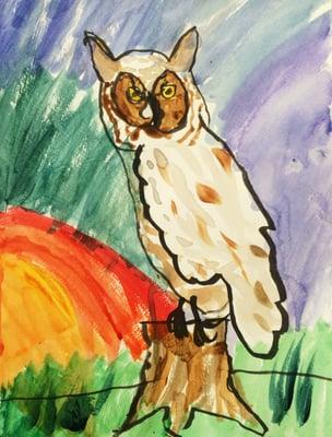 Expressive animal project. Age 9