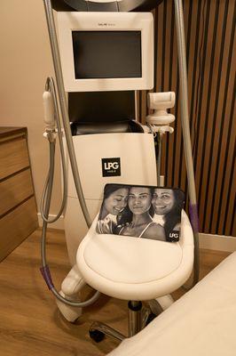 Experience the power of our LPG machine for body contouring, skin tightening, and cellulite reduction. Sculpt your best self!  #MedSpa