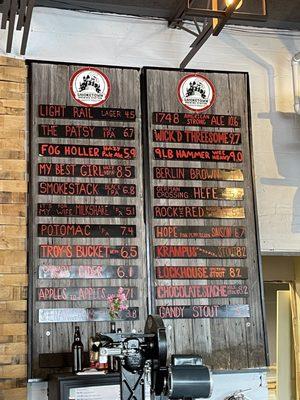 Beer list