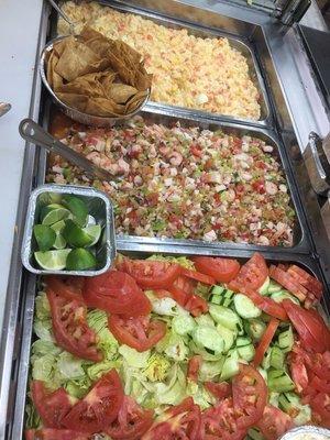 Ceviche ensaladas y más