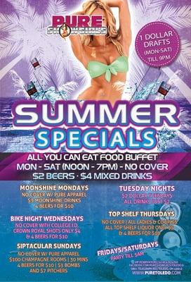 Summer Specials!