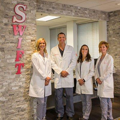 Provider team at Swift Urgent Clinic, orthopedic specialized providers