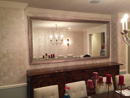 Custom mirror - installation complete!