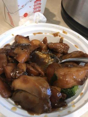 Bourbon chicken