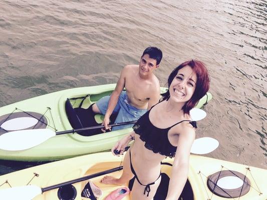 Kayaking with wifey