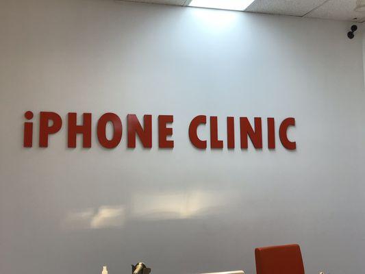 iPhone clinic