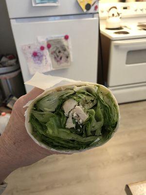 Chicken Cesar Salad wrap