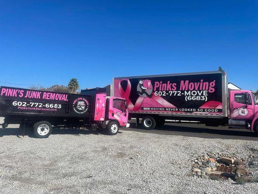 Pinks Junk removal is a 5 star company