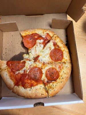 Pepperoni pizza