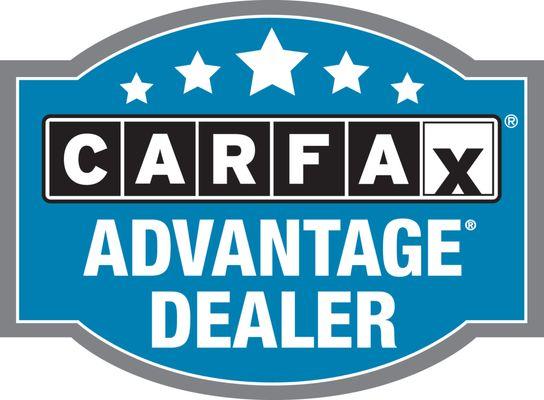 Carfax advantage dealer badge.