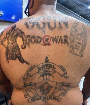 Ogun god of war tatt