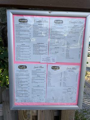 Menu as of 2024.12.06