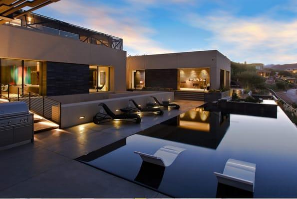 Hollywood Hills contemporary villa