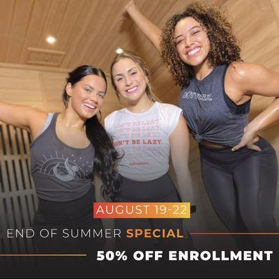 August 19-22, 2021 get 1/2 off our already discounted enrollment. Join now for $5.00 enrollment and pro rated dues.