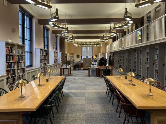 Inside the downtown location of the Cleveland Public Library (main building - 2nd floor) - Saturday, 14 December 2024