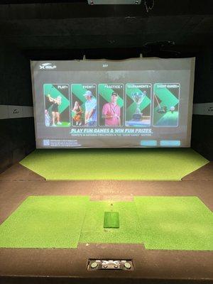 Simulated golf