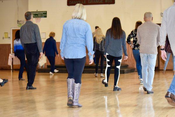 Line dancing lessons