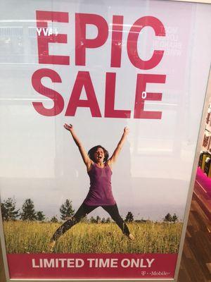 Epic sale