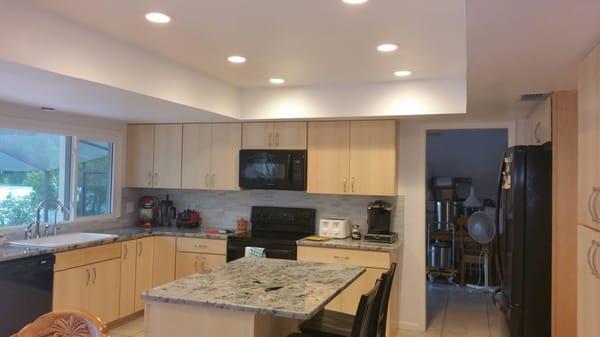 Kitchen cabinets from Bay City Cabinets.