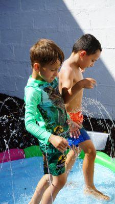 Summer water play camp