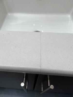 countertop seam