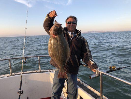 Ray and his 11lb halibut!!