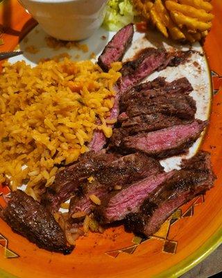 Perfectly Cooked Medium Rare Carne Asada!