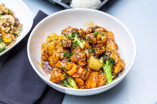 Sesame chicken bowl