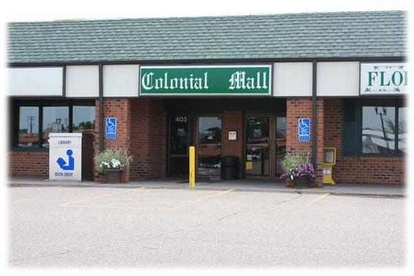 Front mall entrance to our offices.