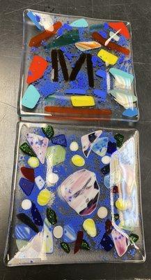 Kids Class Fused Glass Plates