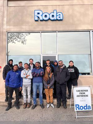 The team at Roda