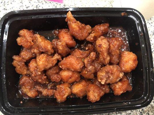 General Tso Chicken, no veges