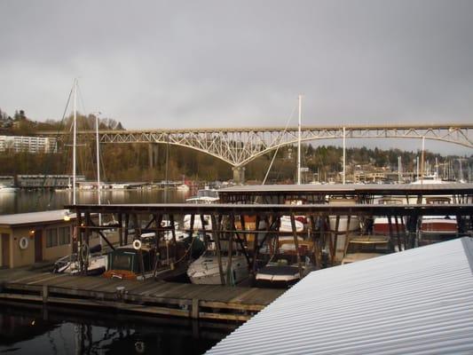 Gorgeous View of Fremont Bridge from DIT's NEW location!