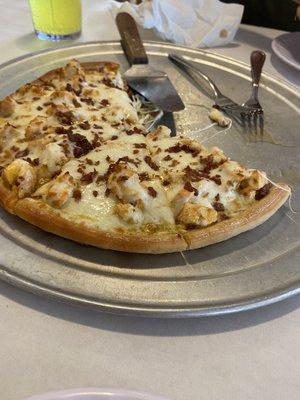 Chicken Bacon Ranch Pizza