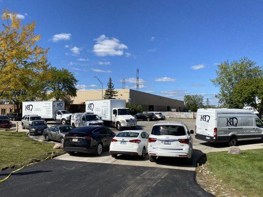 Dedicated loads daily... in and out of the Chicagoland area.