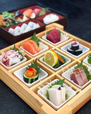 Oh my OMAKASE! Our Omakase box is now available for take-out!