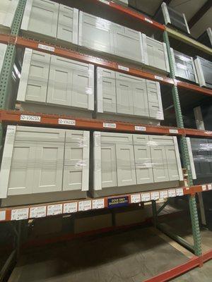 Stock cabinets