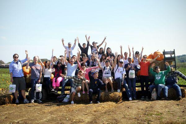 Our annual apple picking trip at Lookout Farm!